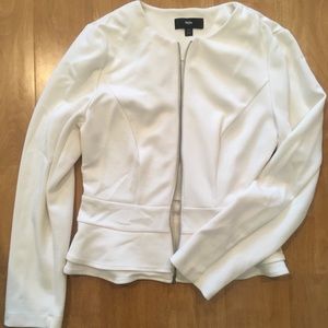White business casual blazer